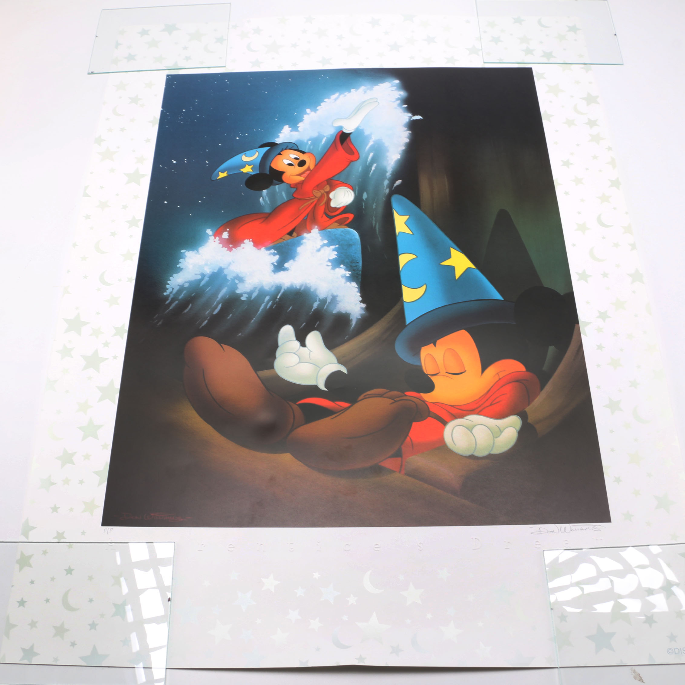 "Fantasia" Mickey Signed Offset Lithograph