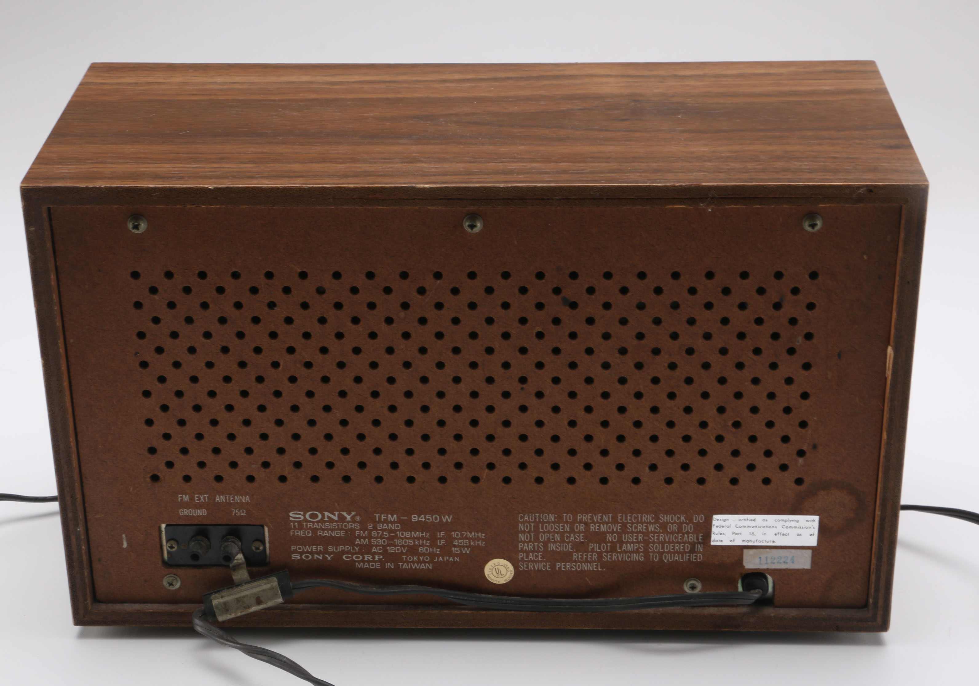 Circa 1970s Vintage Sony Radio