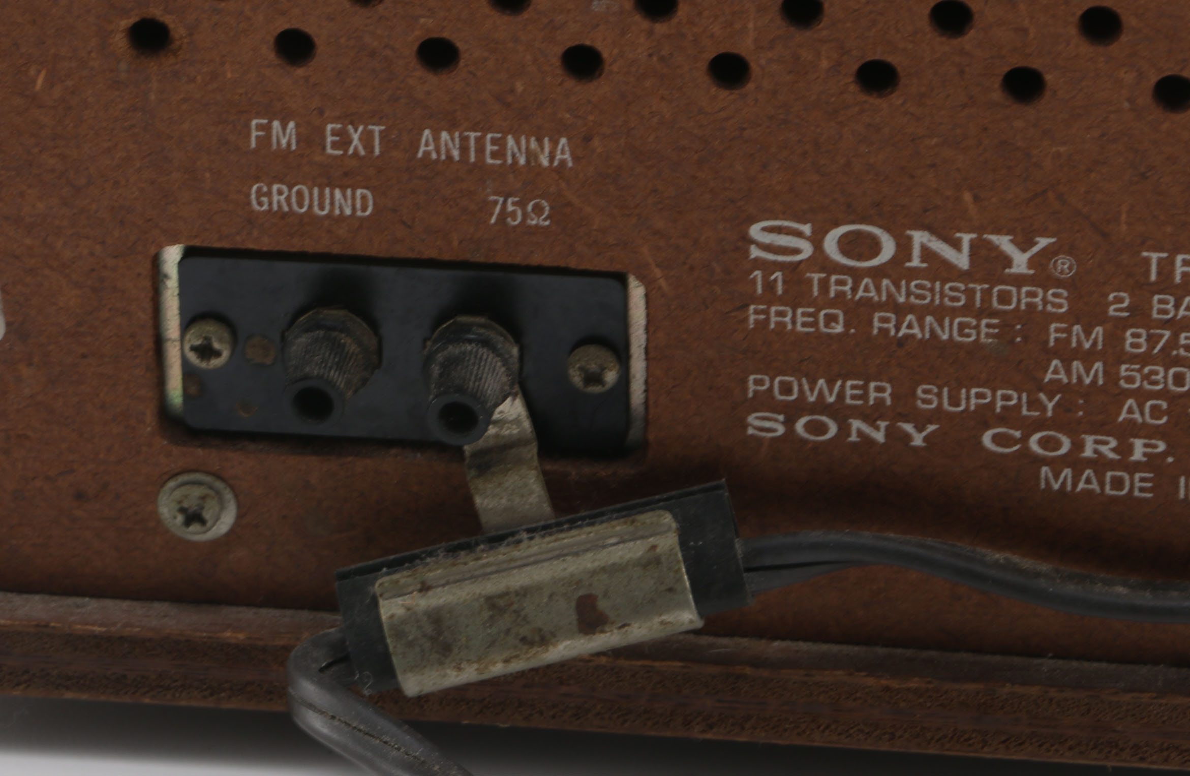 Circa 1970s Vintage Sony Radio