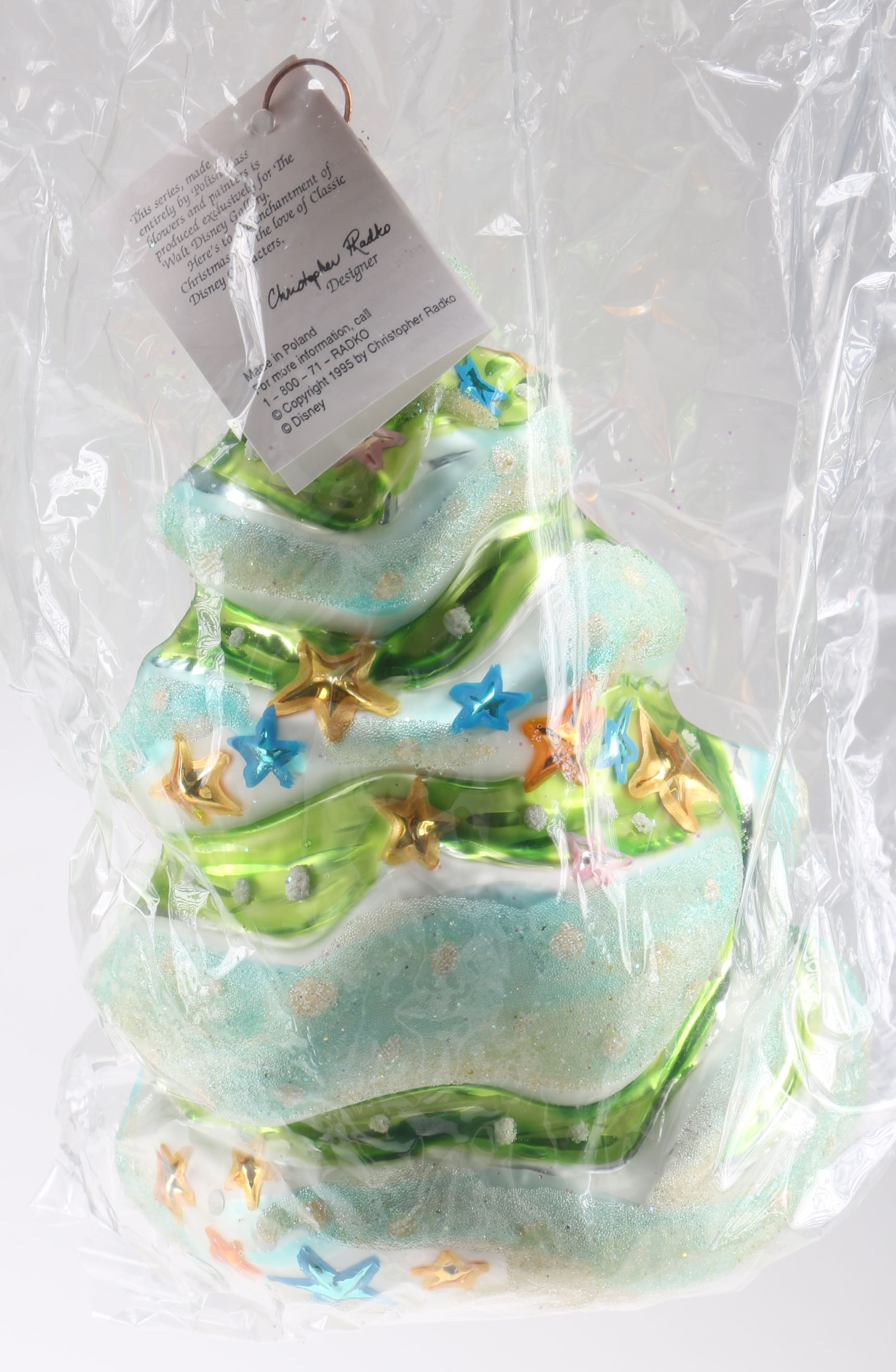 1996 Christopher Radko Disney's "Tinker Bell" Blown Glass Ornament