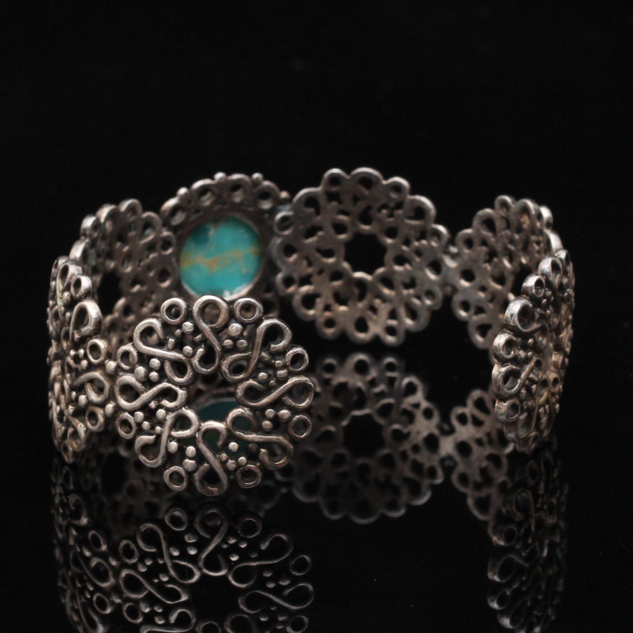 Sterling Silver Turquoise Cuff Bracelet