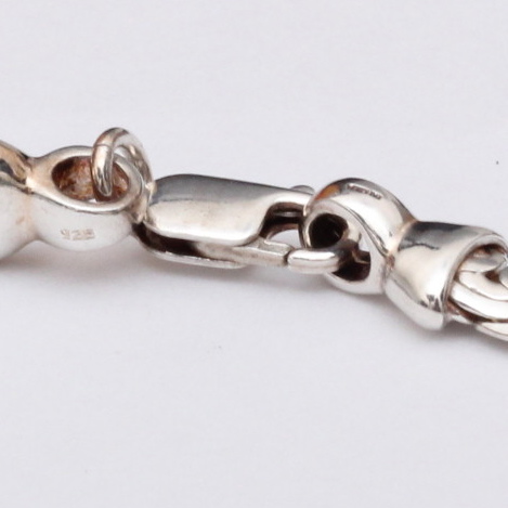 Sterling Silver Byzantine Link Bracelet