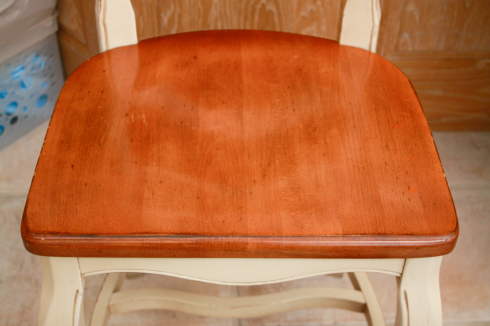 Set of Four Countertop Height Chairs