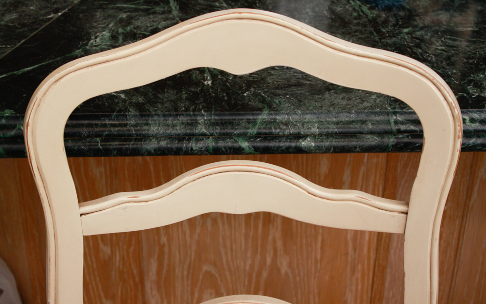 Set of Four Countertop Height Chairs