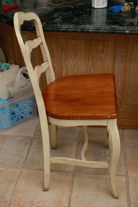 Set of Four Countertop Height Chairs