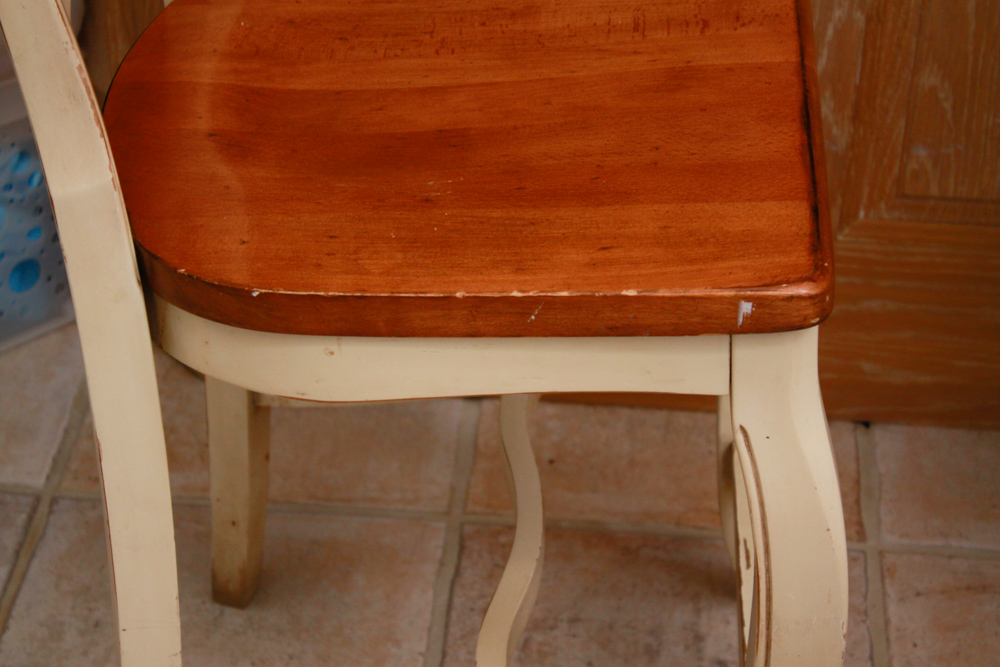 Set of Four Countertop Height Chairs