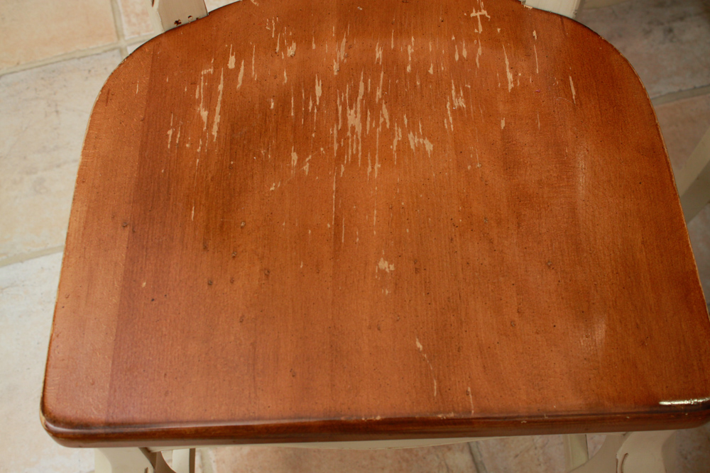 Set of Four Countertop Height Chairs