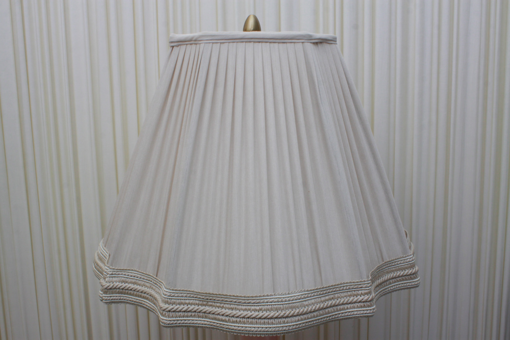 Pair of Pink Alabaster Table Lamps