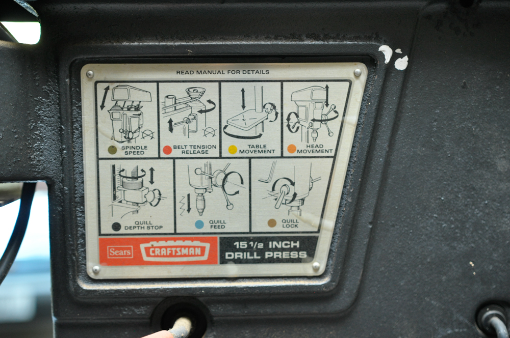 Craftsman 15 1/2 Inch Drill Press