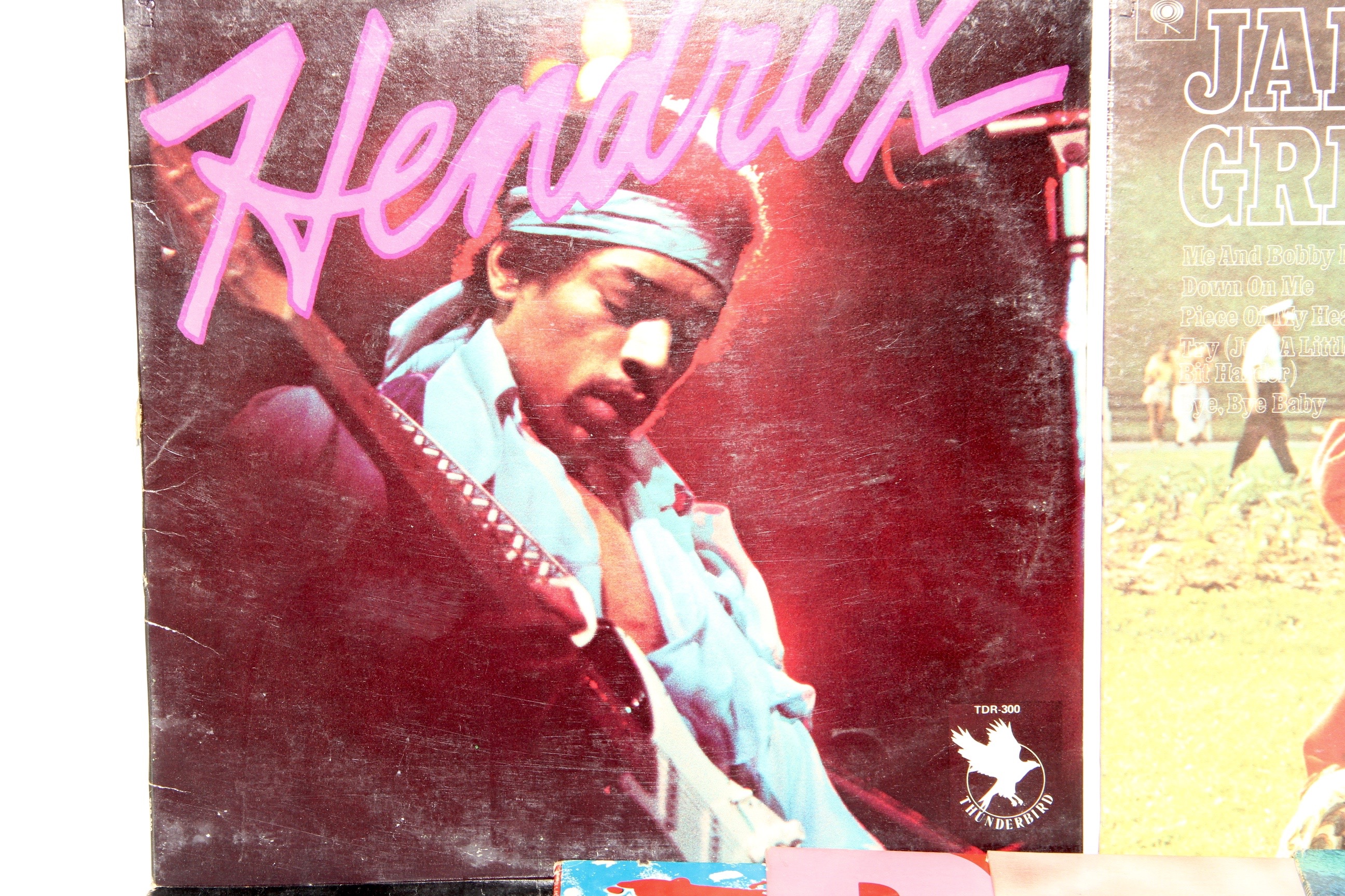 Vintage Psychedelic and Metal Records Including Jimi Hendrix