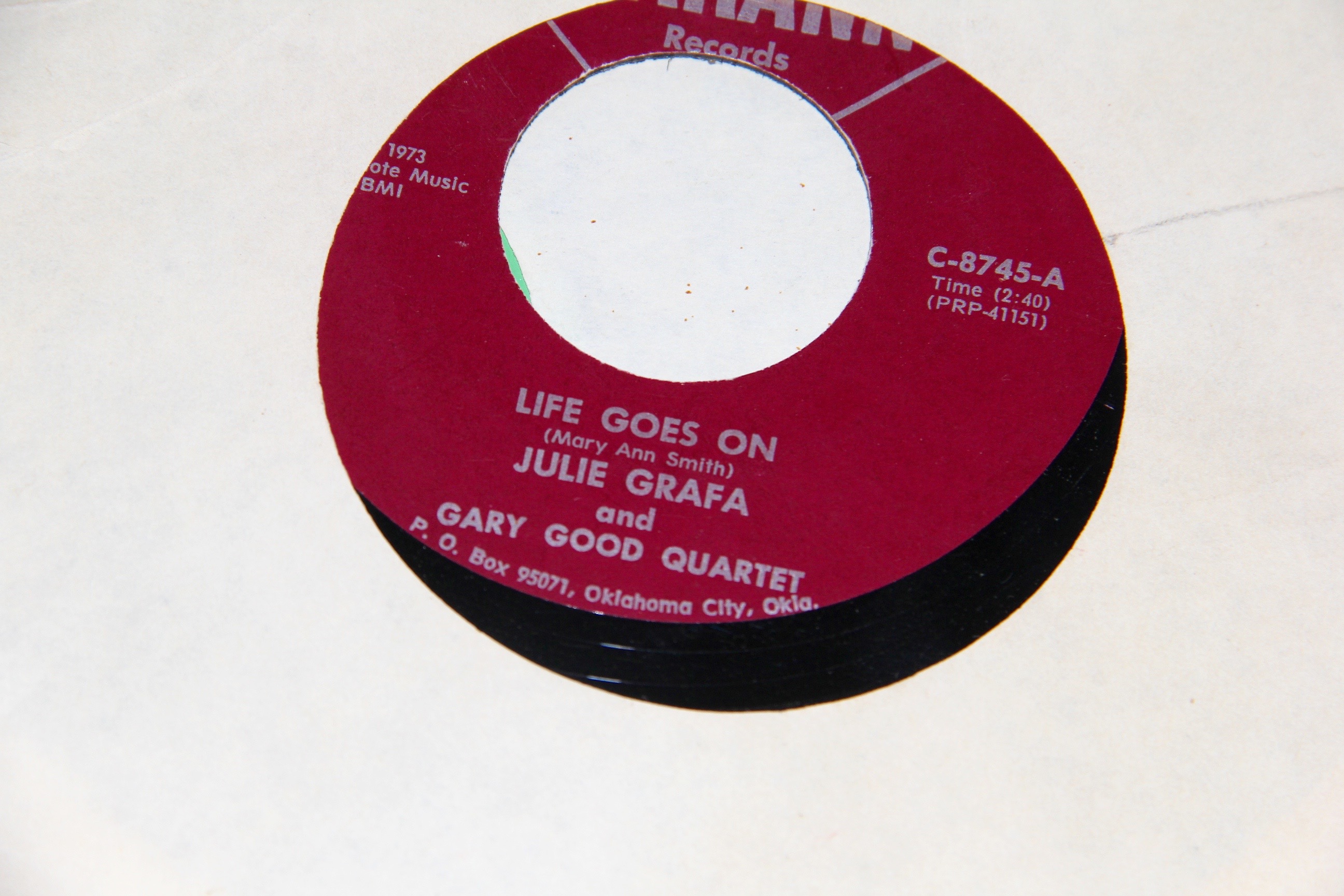 Julie Grafa and Gary Good Quartet With Polka, Latin Records