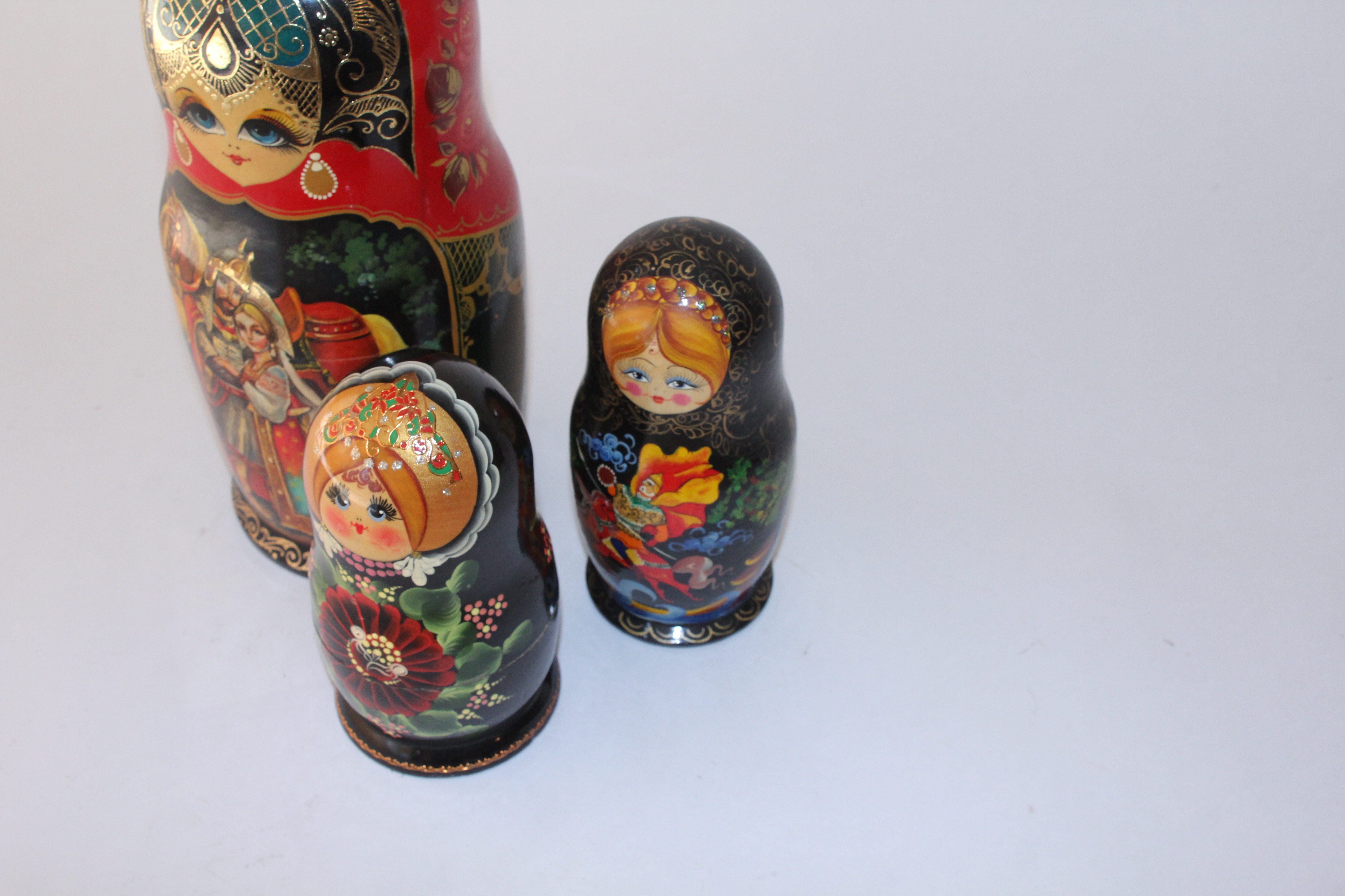 Set of Hand Painted Matryoshka Dolls