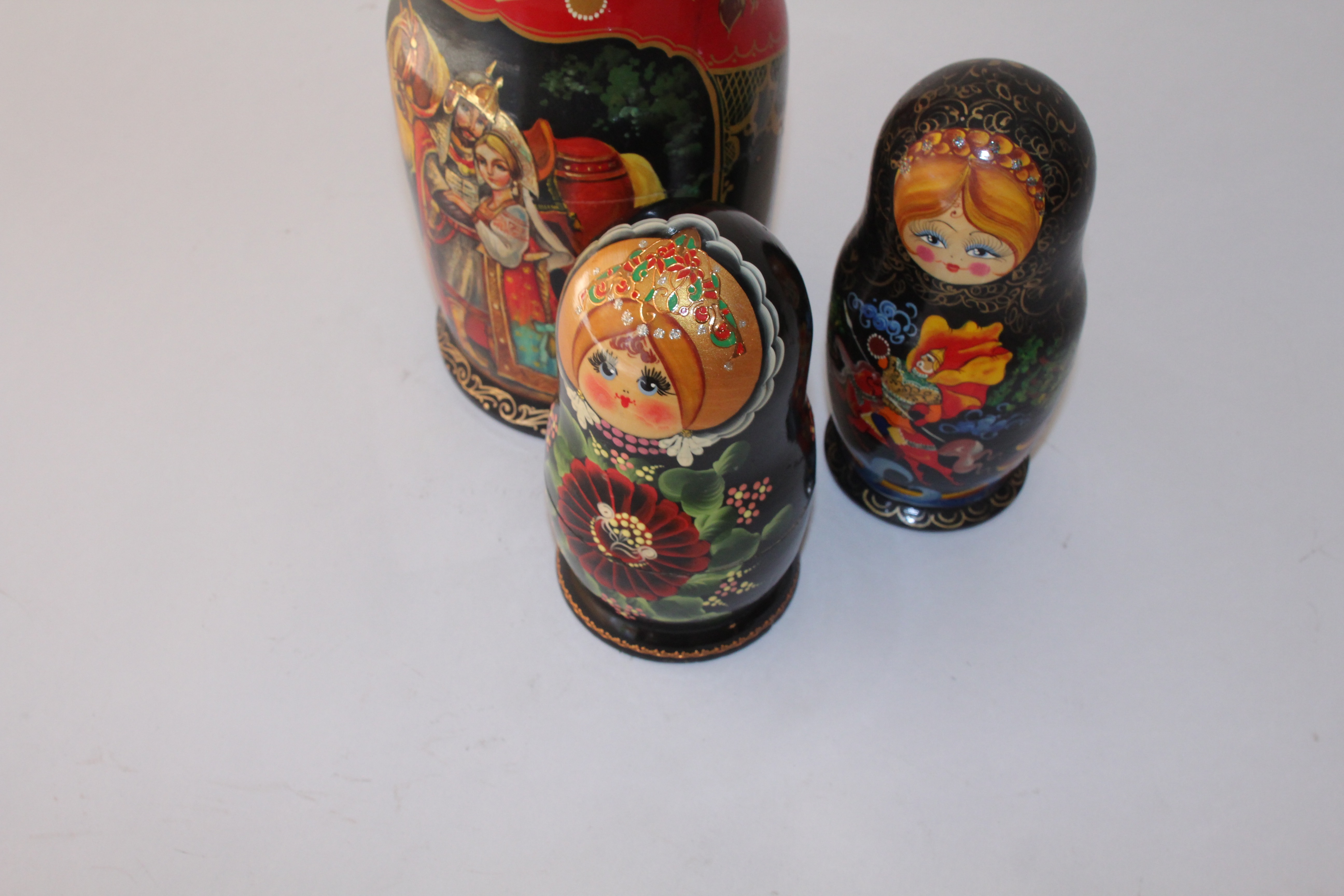Set of Hand Painted Matryoshka Dolls