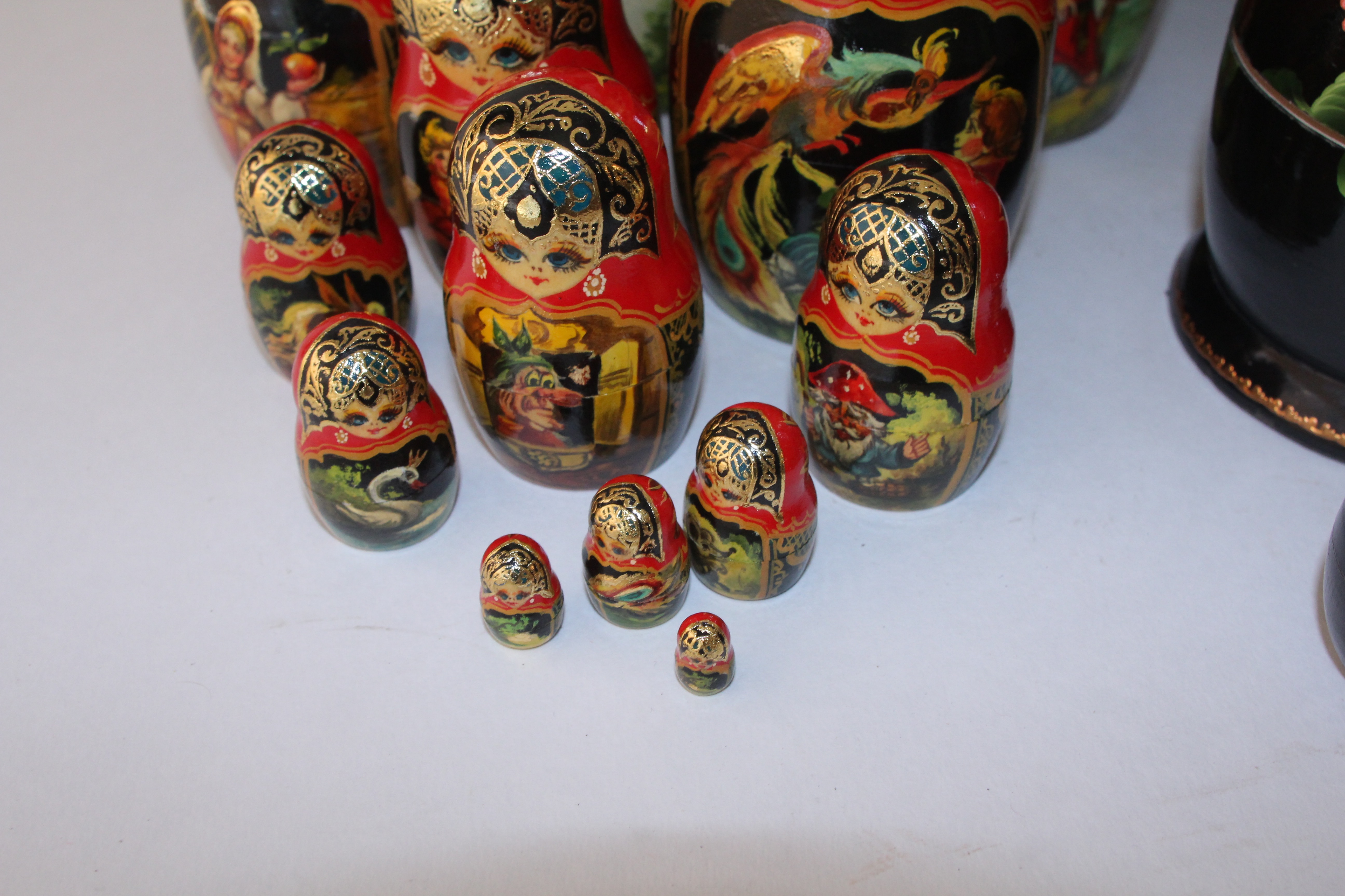 Set of Hand Painted Matryoshka Dolls