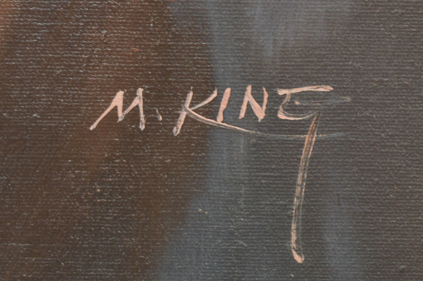 Original Portait Oil Painting by M. King