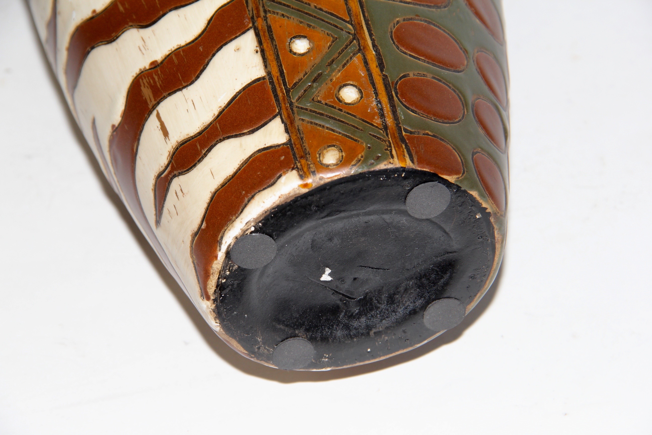 Earth Toned Geometric Ceramic Vases