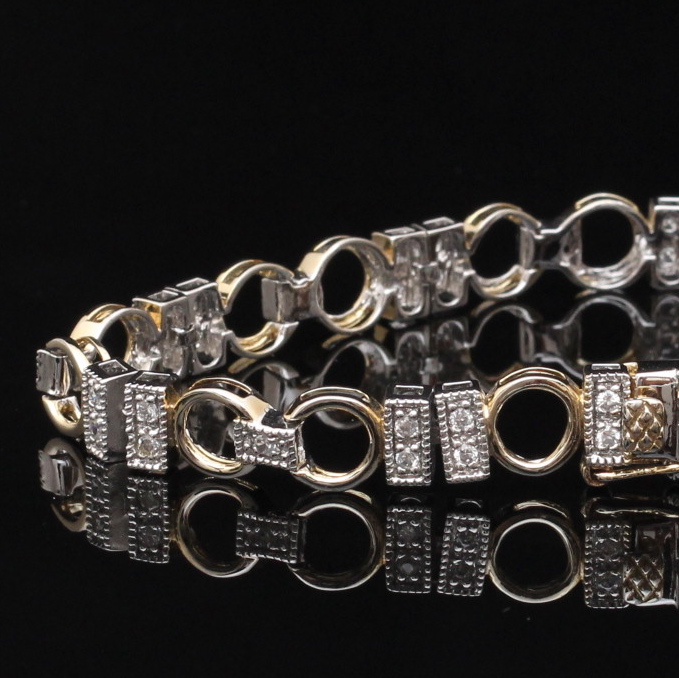 Sterling Silver Cubic Zirconia Bracelet