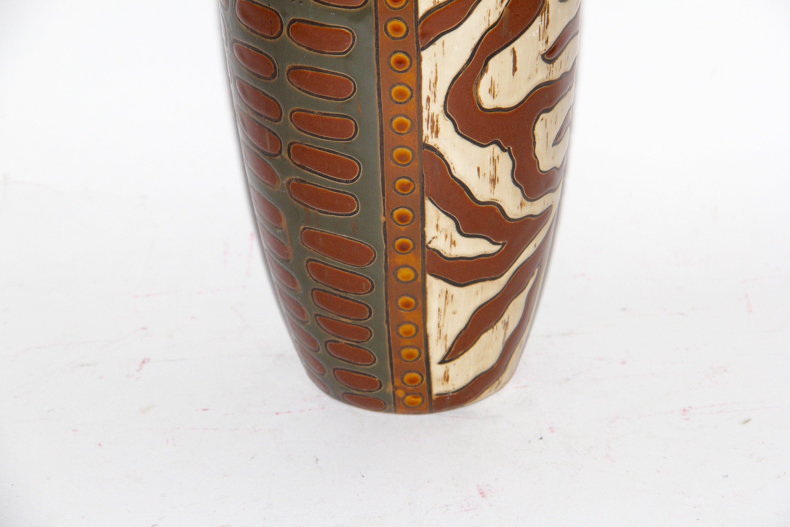 Earth Toned Geometric Ceramic Vases