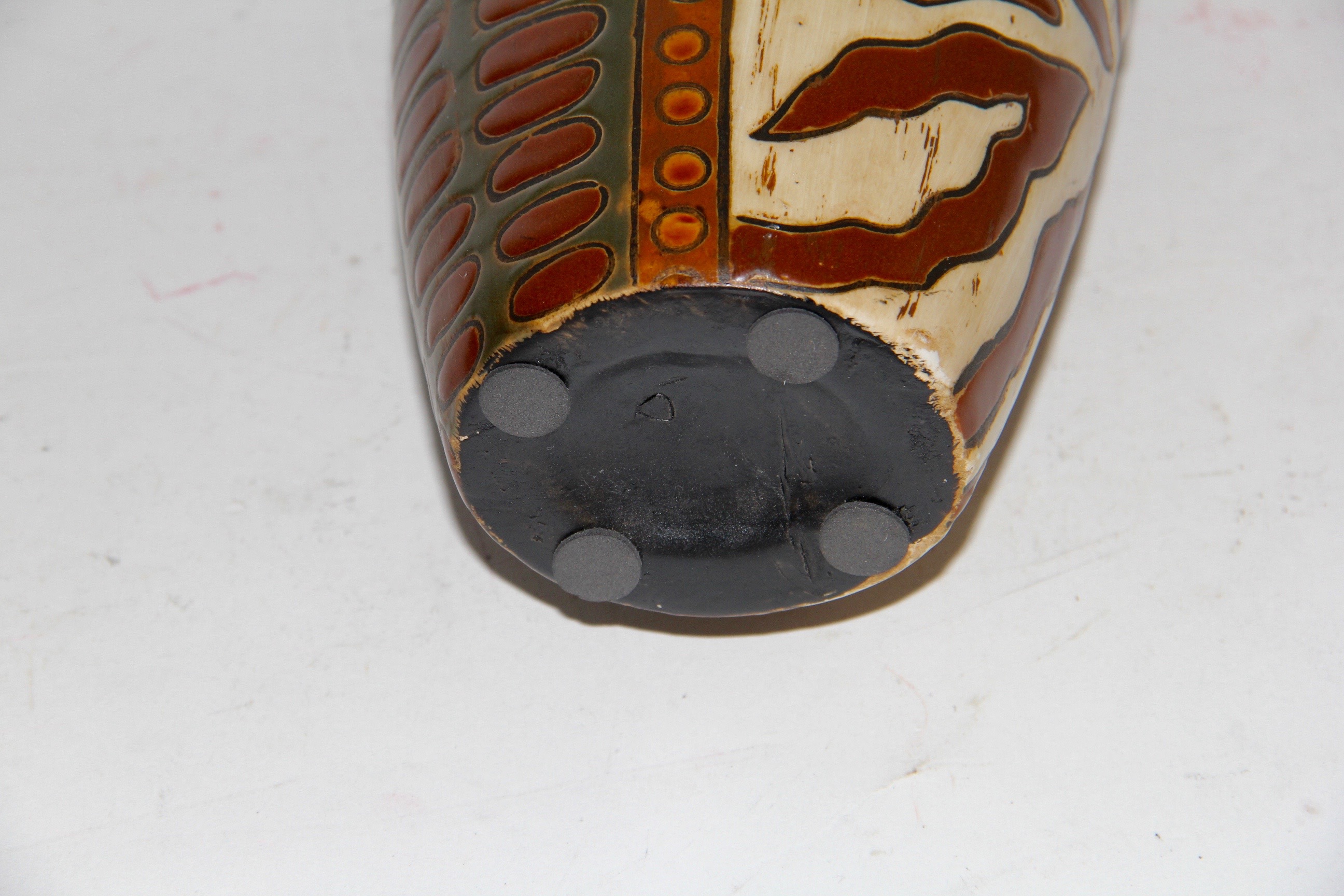 Earth Toned Geometric Ceramic Vases