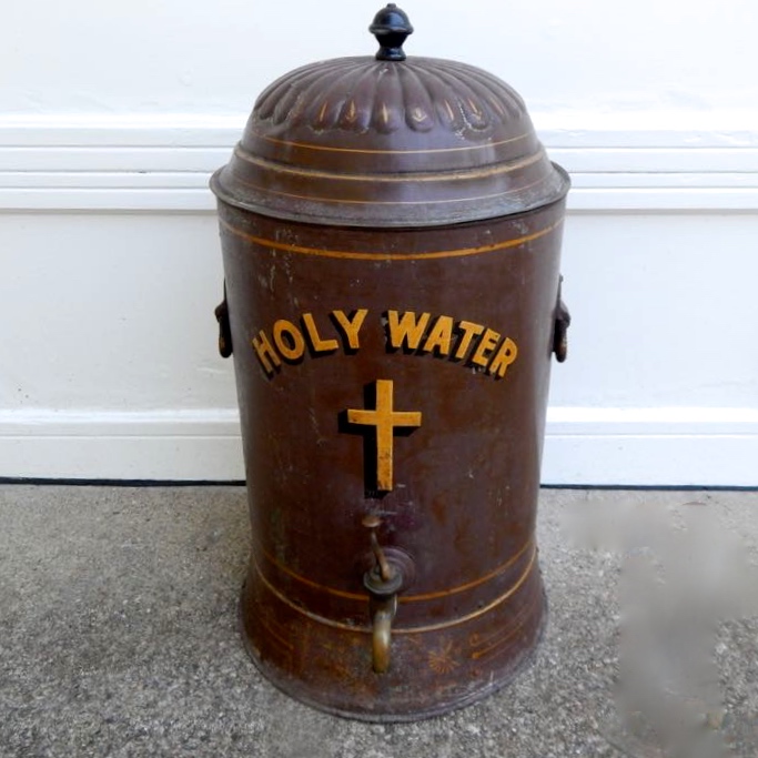 Metal Holy Water Dispenser