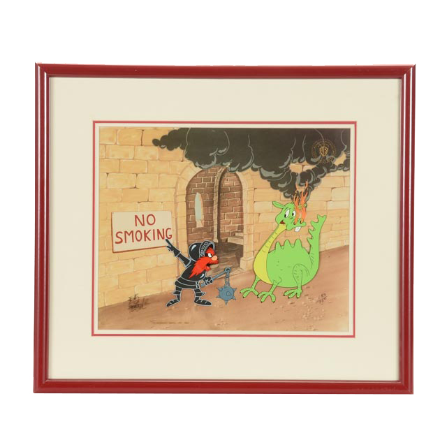 Warner Bros. "No Smoking" Limited Edition Sericel