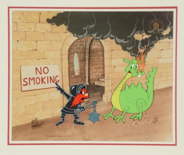 Warner Bros. "No Smoking" Limited Edition Sericel