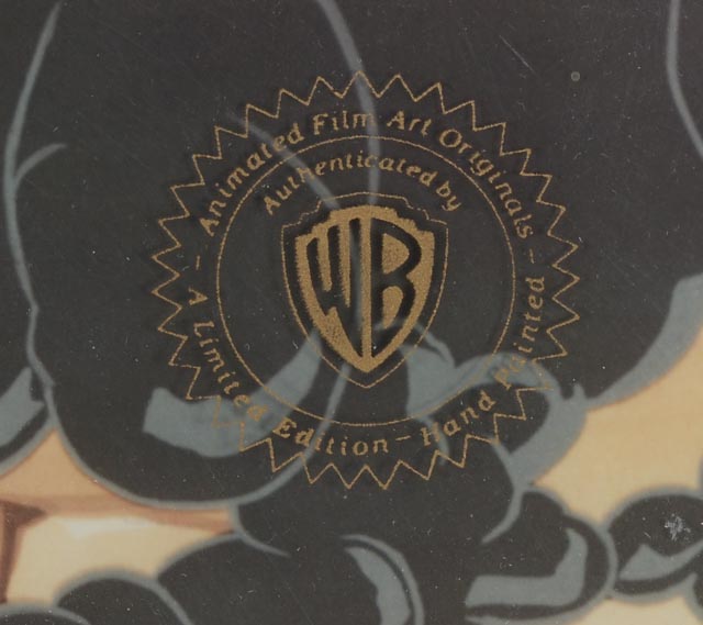 Warner Bros. "No Smoking" Limited Edition Sericel