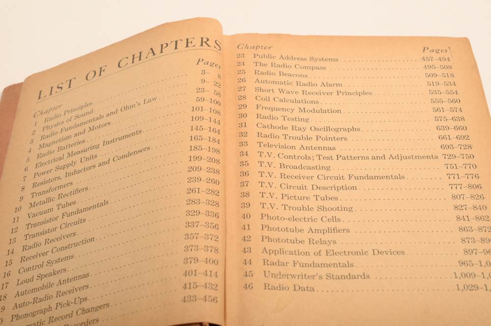 Vintage Technical Instruction Books