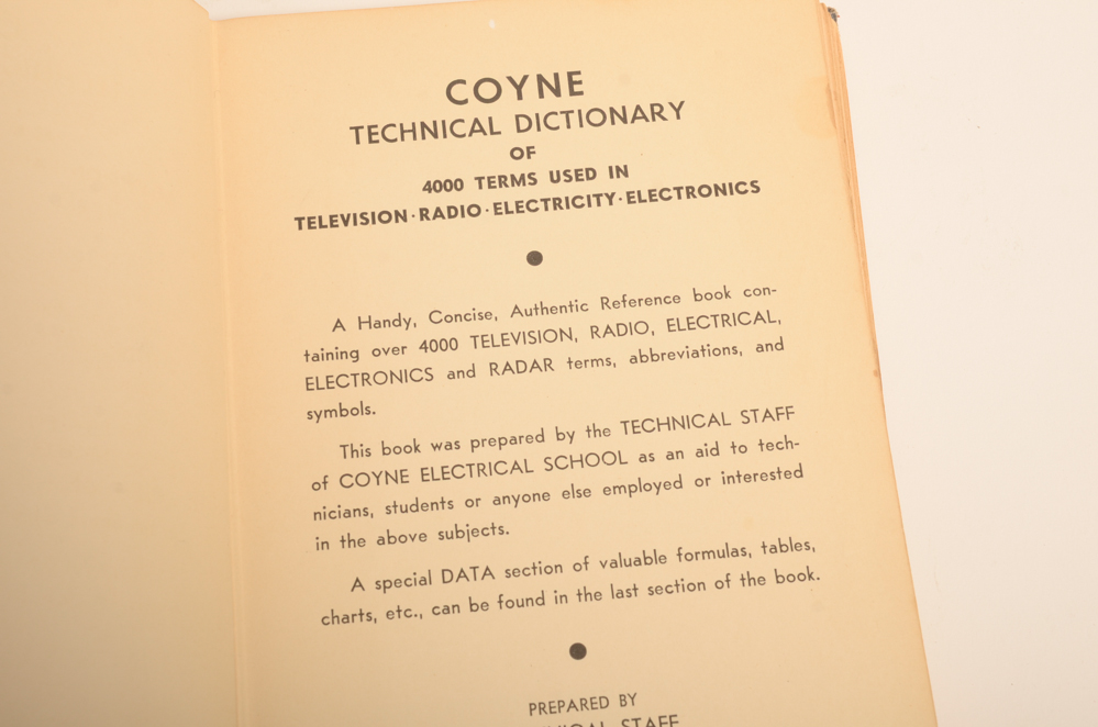 Vintage Technical Instruction Books