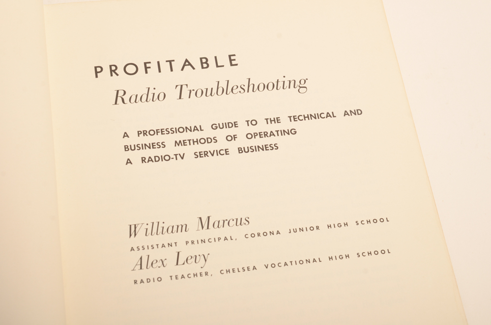 Vintage Technical Instruction Books