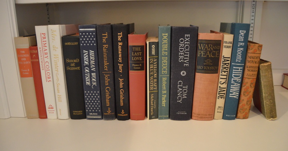 Fiction Books Ranging From Antique to Contemporary