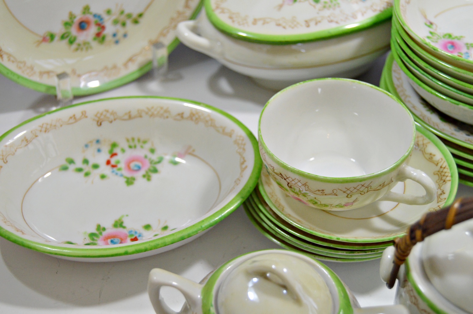 Vintage Child's Japanese China Tea Set