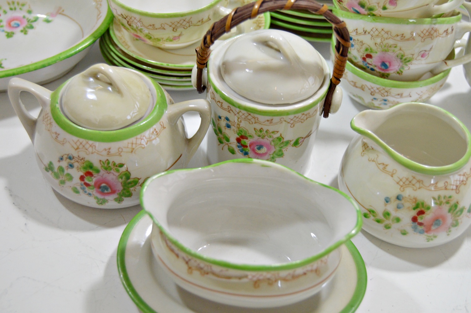 Vintage Child's Japanese China Tea Set