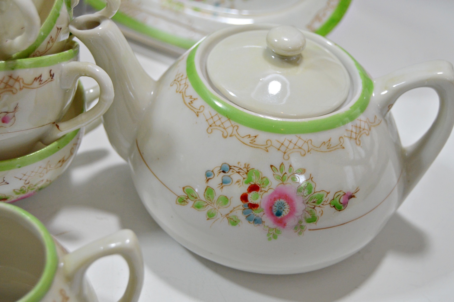 Vintage Child's Japanese China Tea Set