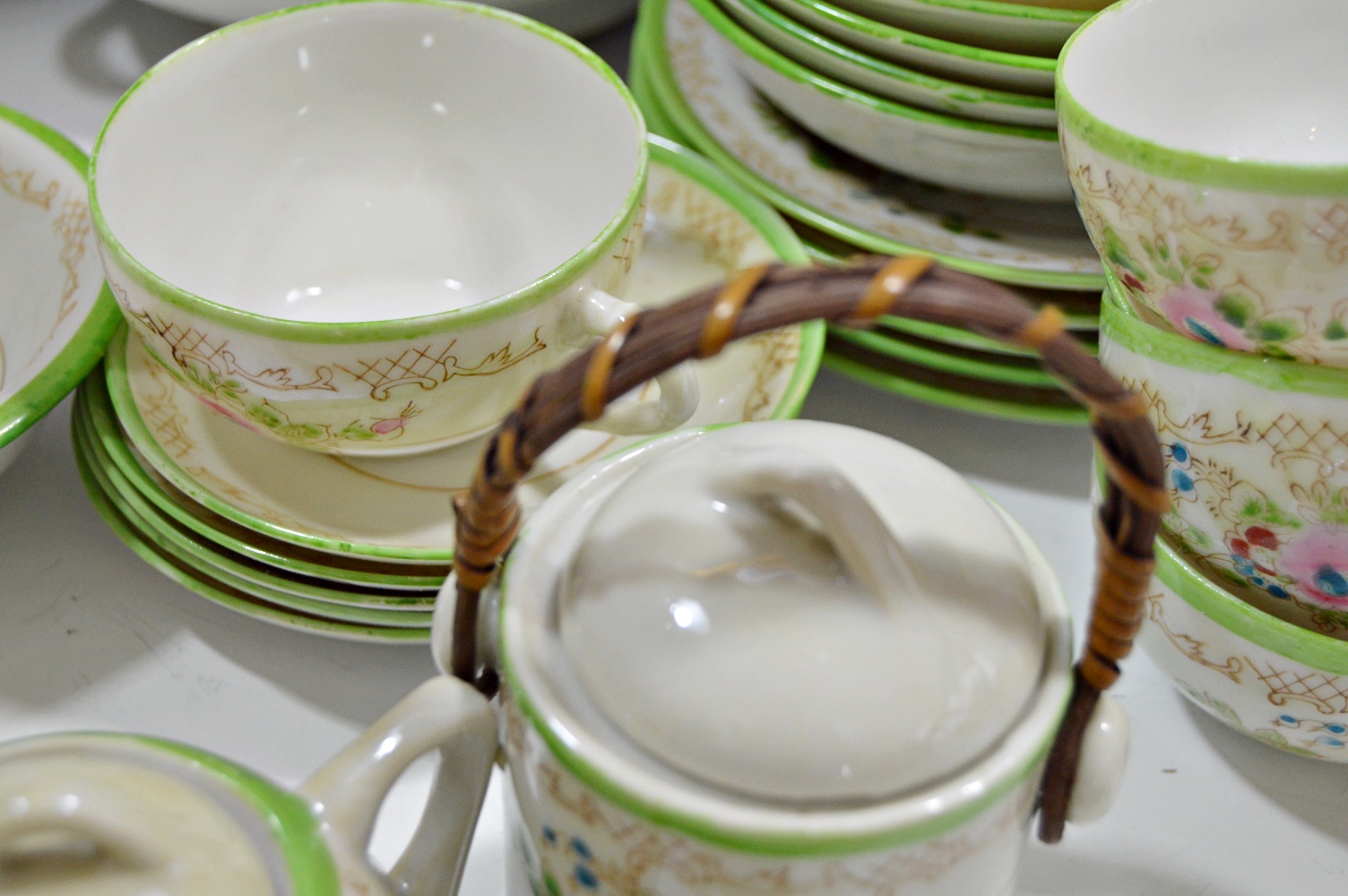 Vintage Child's Japanese China Tea Set