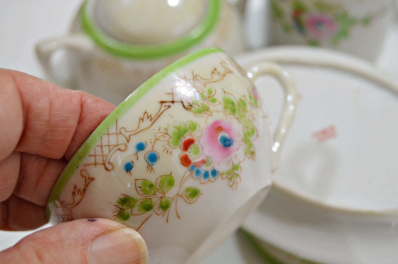 Vintage Child's Japanese China Tea Set
