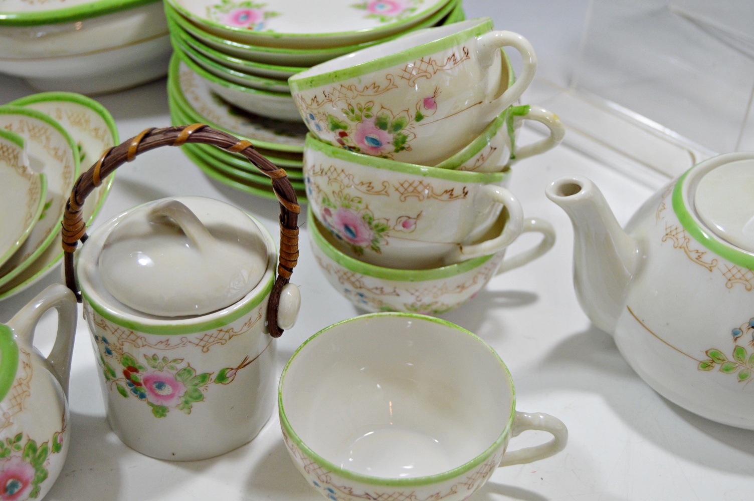 Vintage Child's Japanese China Tea Set