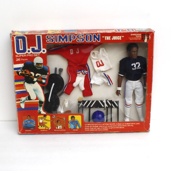 Vintage 1975 O.J. Simpson Action Figure