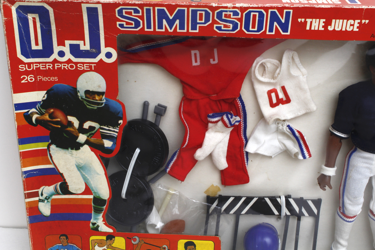 Vintage 1975 O.J. Simpson Action Figure