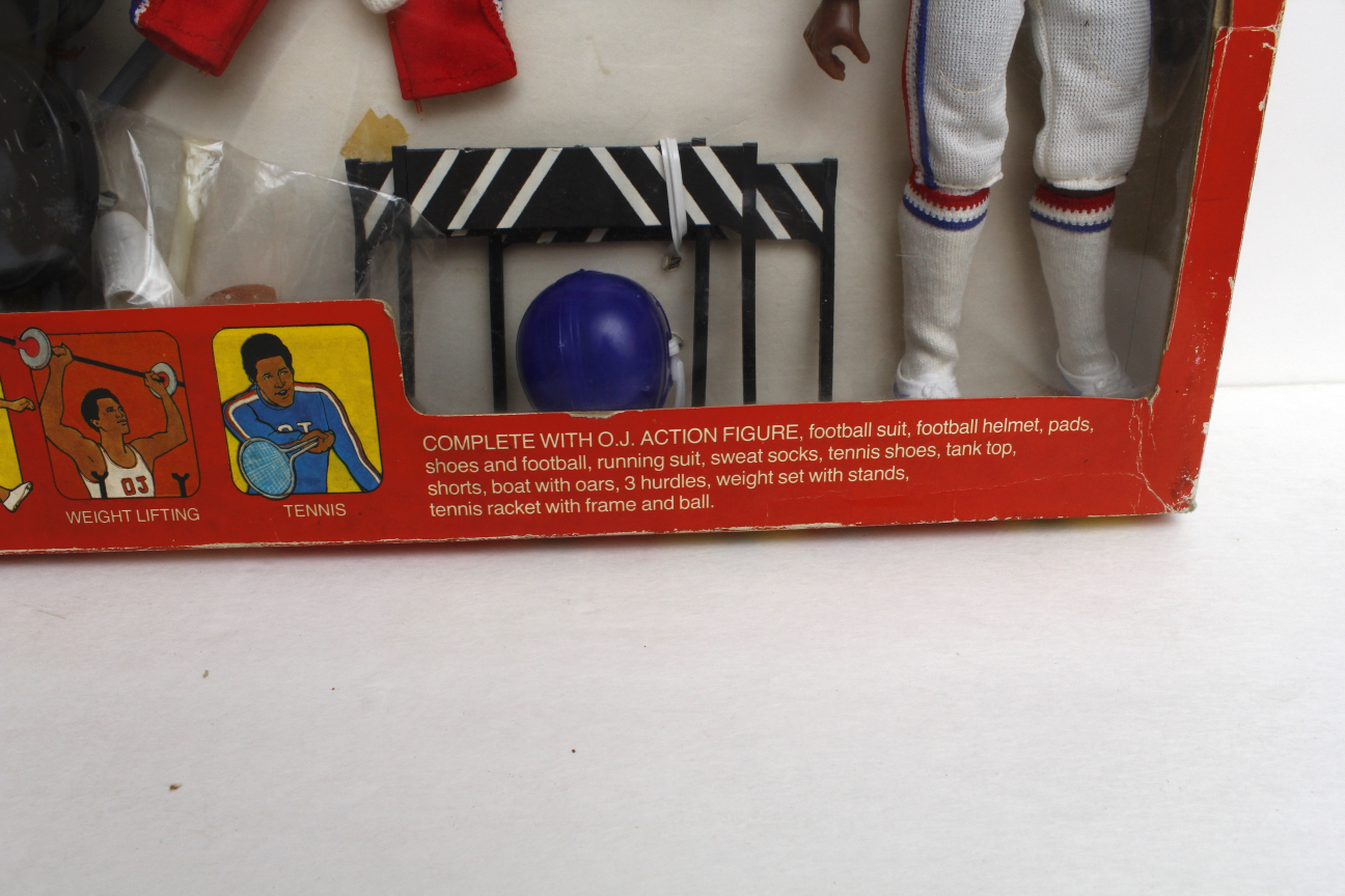 Vintage 1975 O.J. Simpson Action Figure