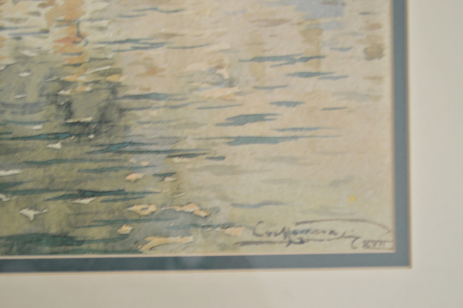 Offset Lithographic Print after a European Watercolor