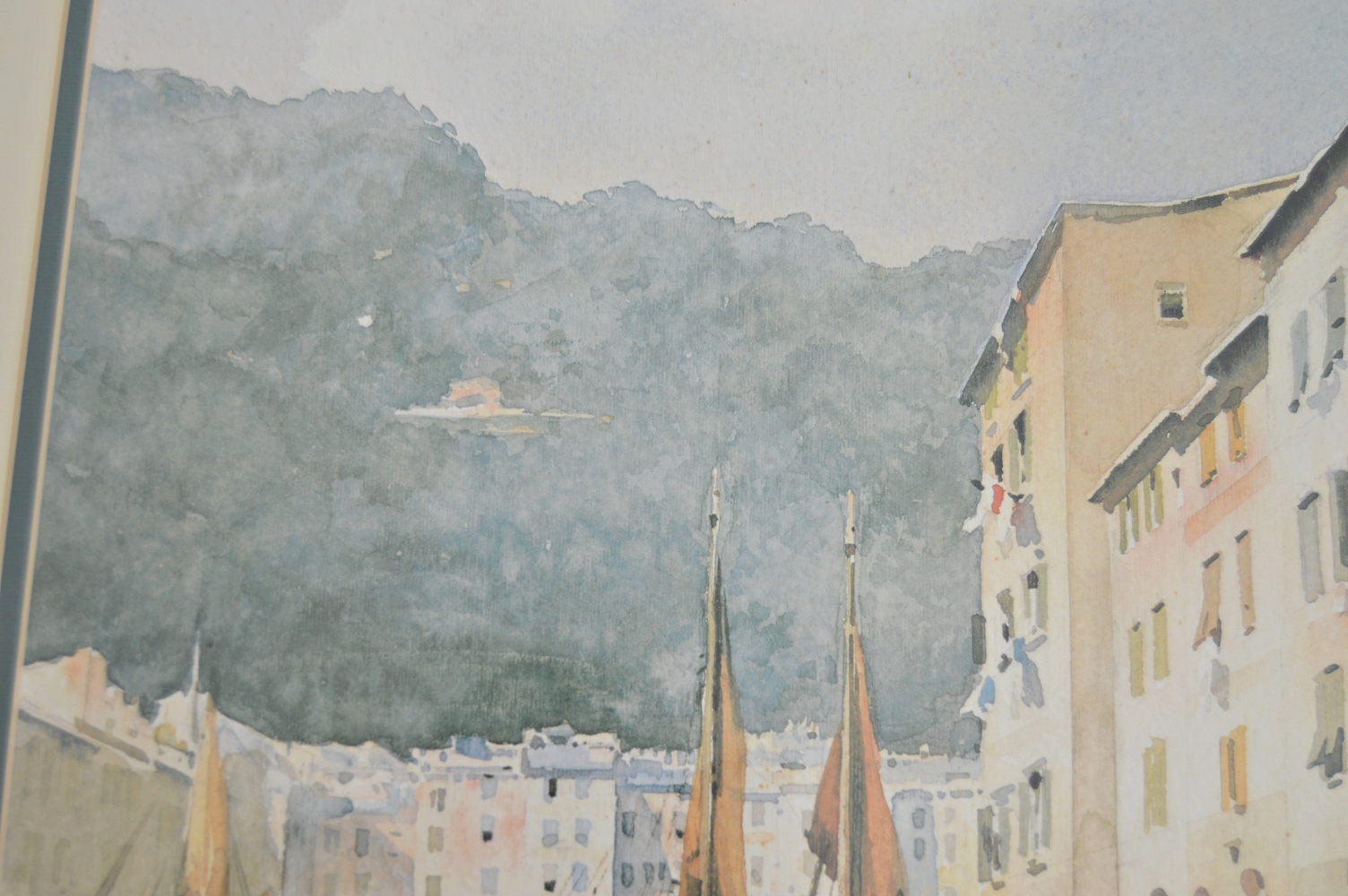 Offset Lithographic Print after a European Watercolor