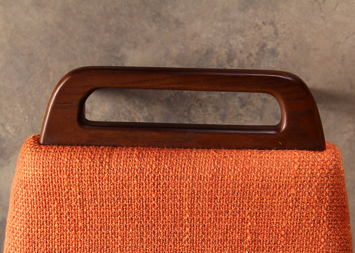 Mid Century Modern Helsinki Armchair with Ottoman