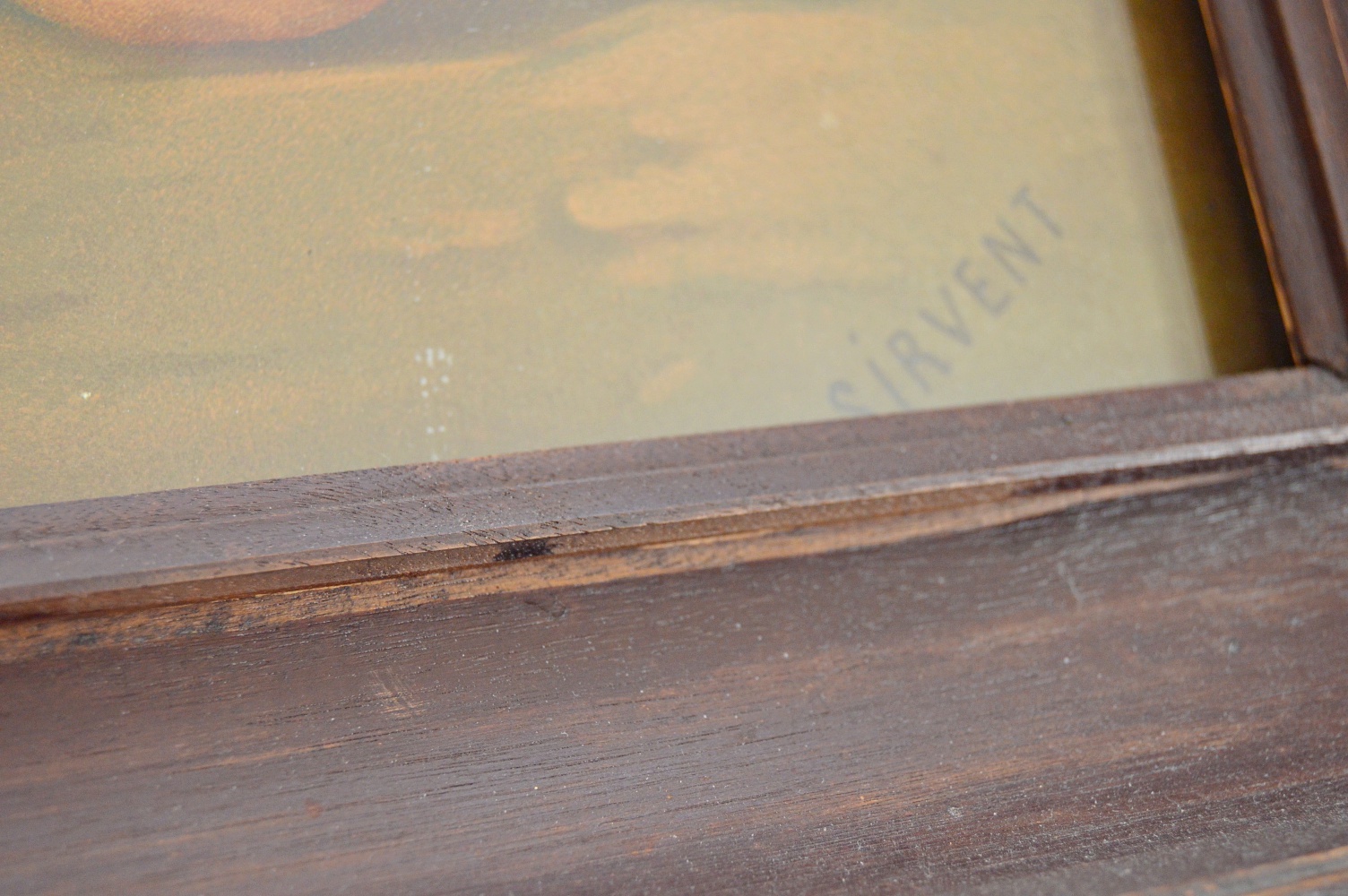 Original Signed Oil Pastel of Fruit