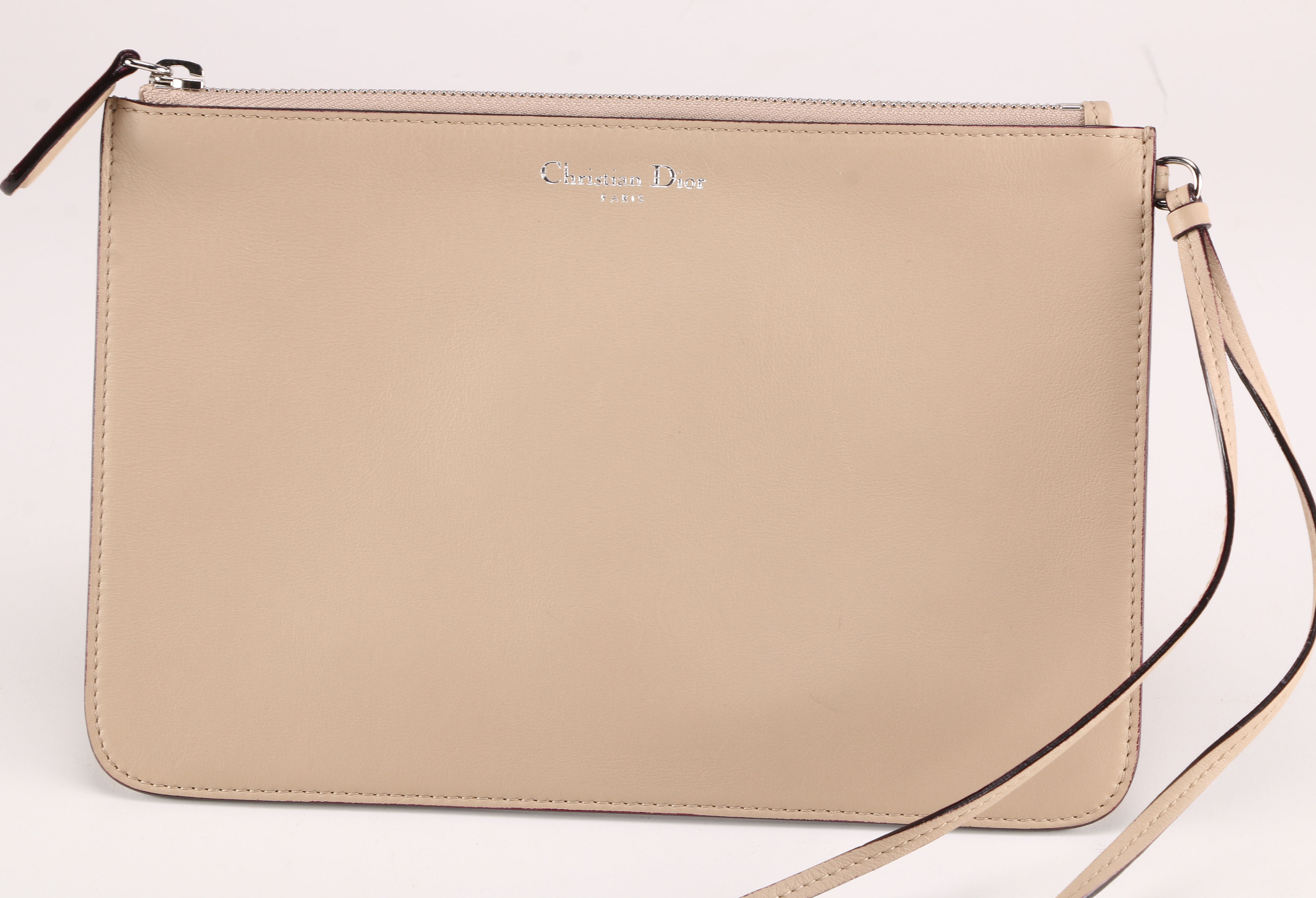 Christian Dior Leather Wristlet