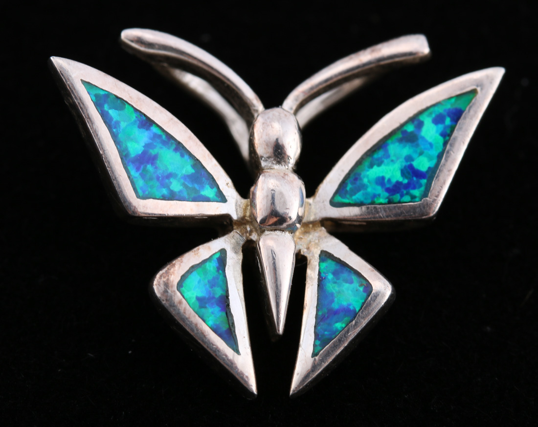 Assortment of Sterling Silver Synthetic Stone and Glass Jewelry