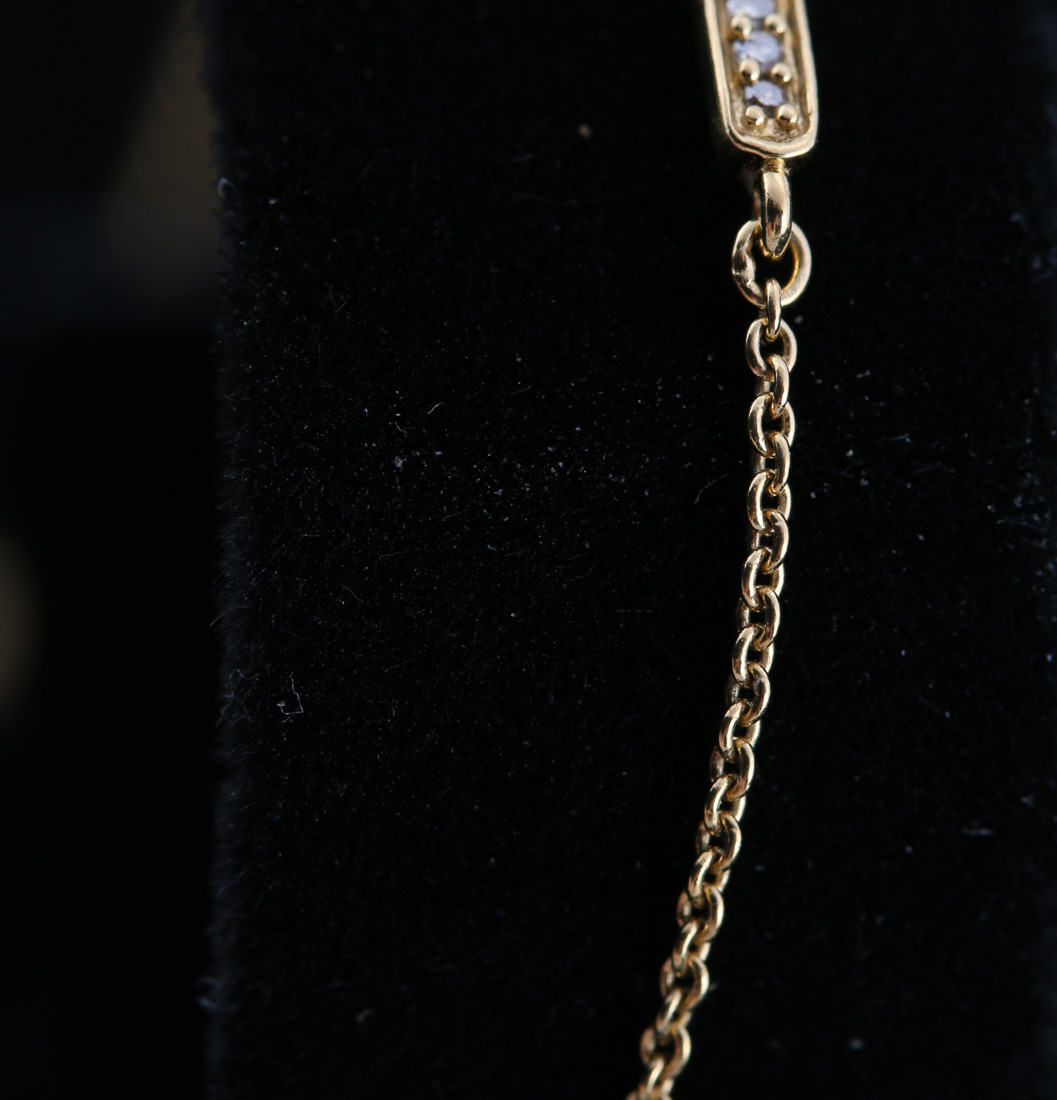 Diamond and Sterling Silver Bracelet