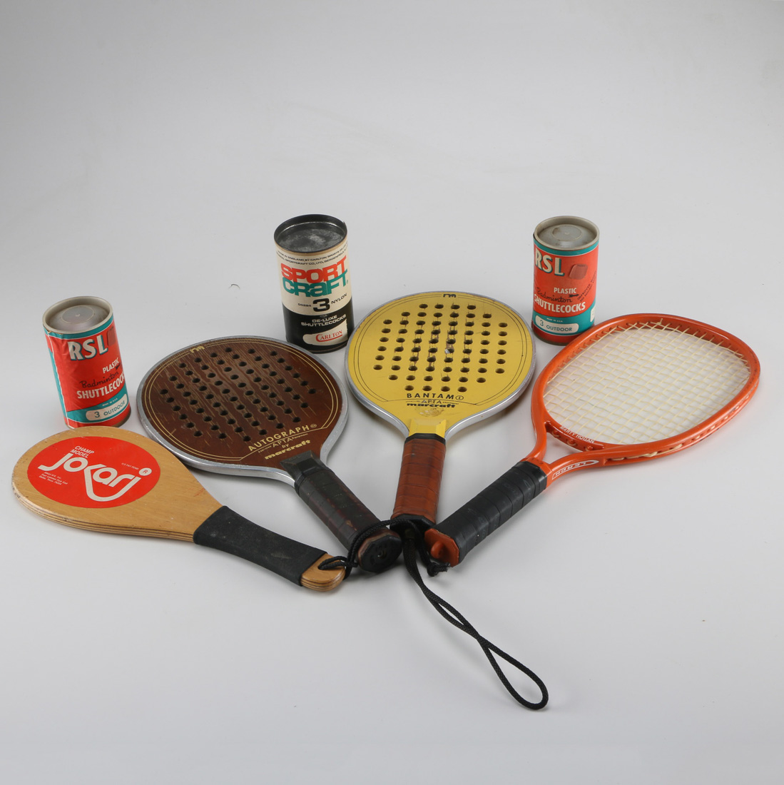 Vintage Rackets and Shuttlecocks