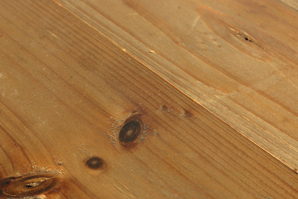 Rustic Style Dining Table with Distressed Wood Top and Metal  Legs