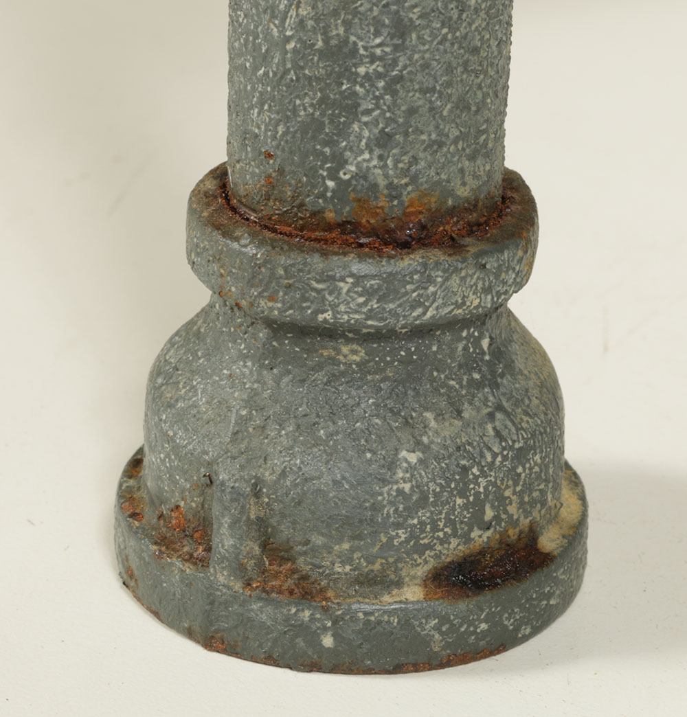 Rustic Style Dining Table with Distressed Wood Top and Metal  Legs